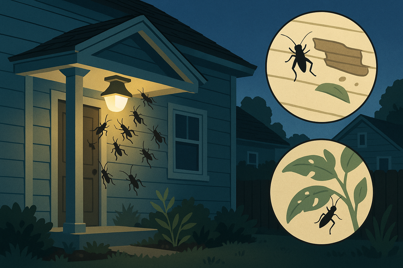 Technician spraying for cricket control with price range $120‑$250