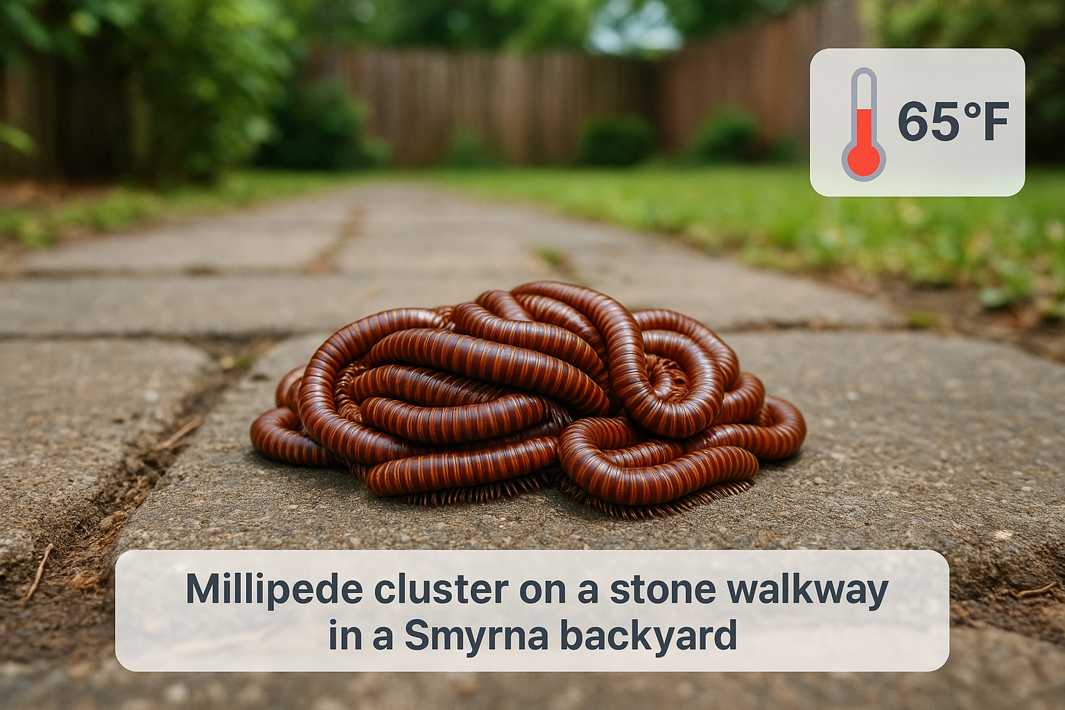 Professional pest technician applying perimeter spray