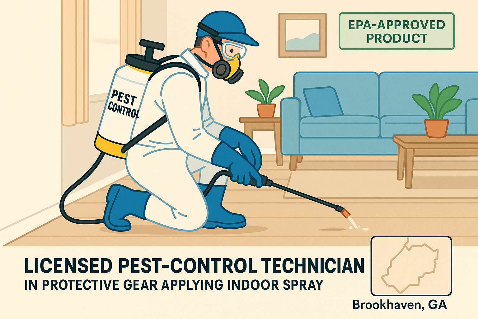 House fly exterminator Brookhaven, GA