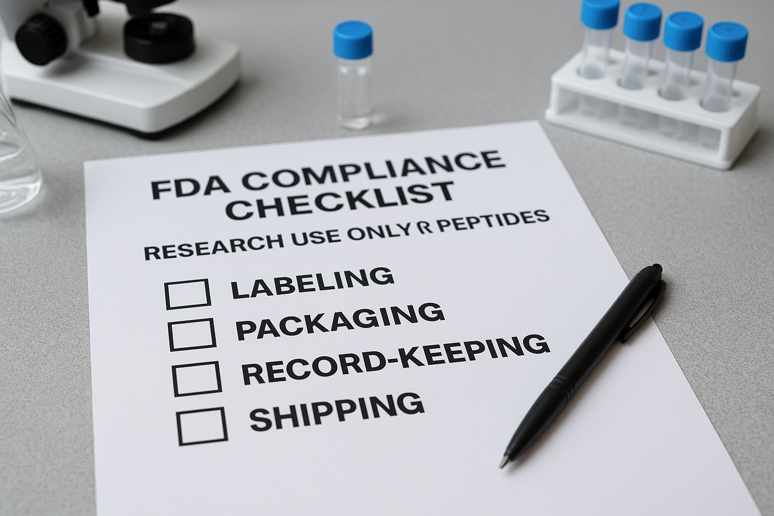 Compliance checklist illustration