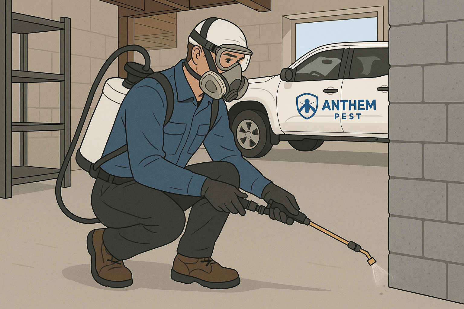 Close‑up of common household ants on a kitchen counter