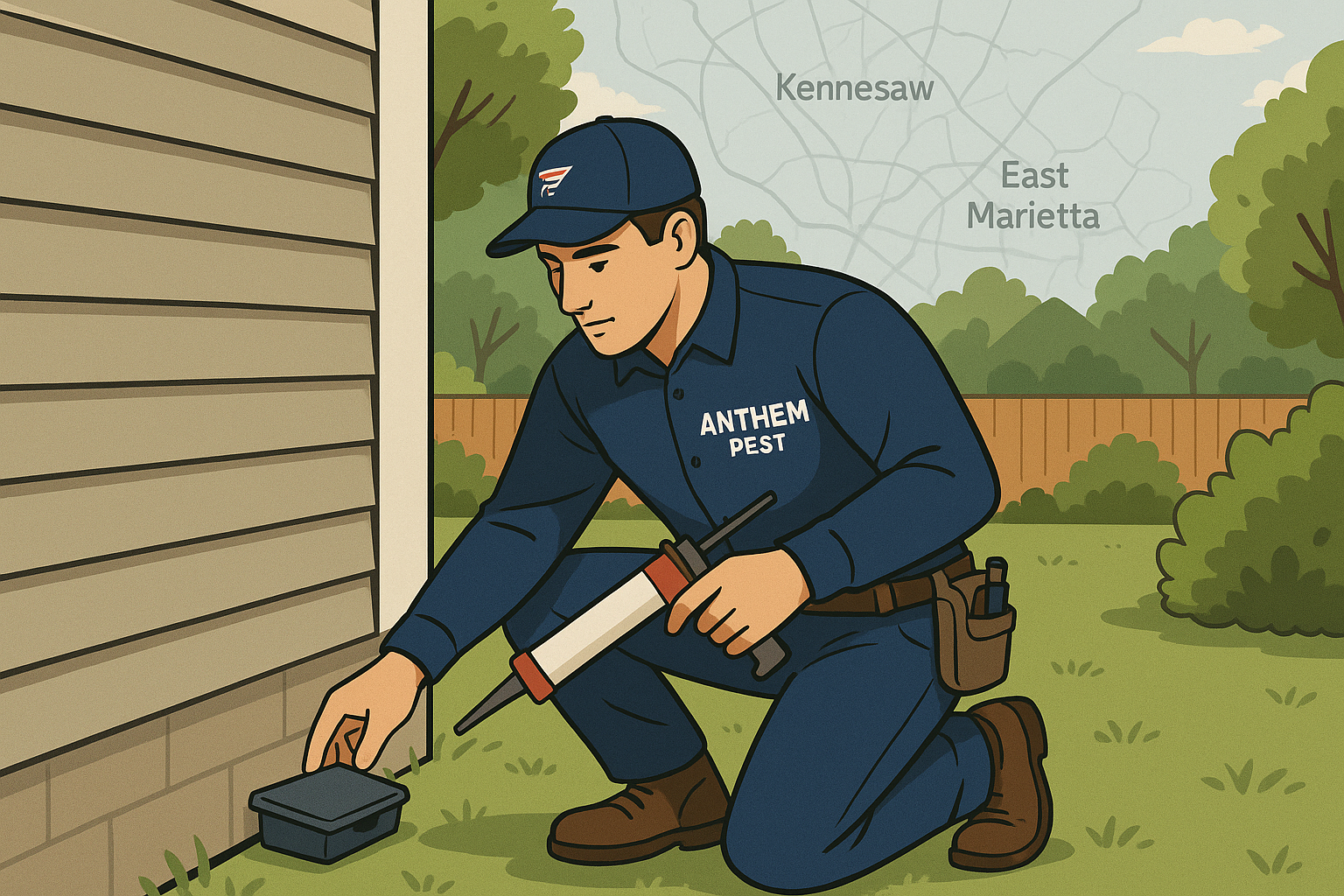 Anthem Pest local expertise illustration