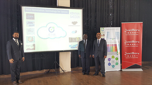 From L - R Prakash Thacker - MD, Paul Wambua - Director & CEO - Africa, Sandeep Sanglikar - Executive Director