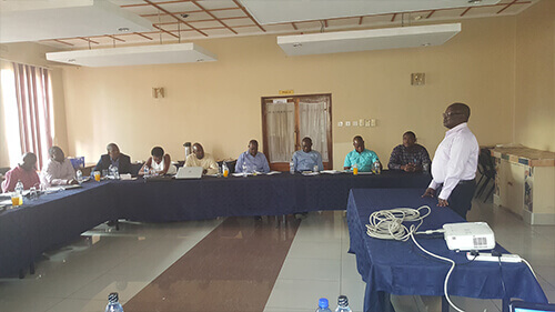 Mr. Paul Wambua presenting CiTiUS Core Banking for SACCOS in Malawi image