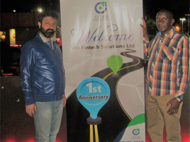 Gabriel (CEO of Tower Sacco) with Prakash