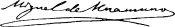 1911-02-01, A Aguia, Portugal, Miguel de Unamuno, firma.svg