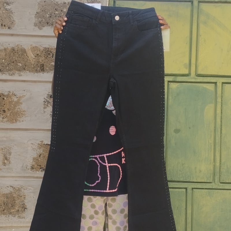 Wide leg jeans