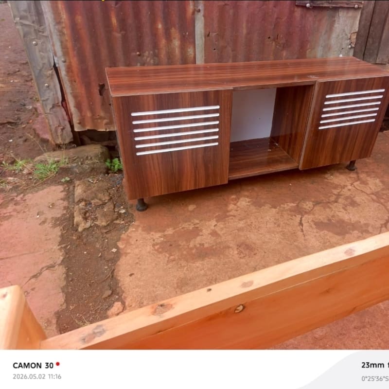 BROWN MODERN TV STAND FOR SALE