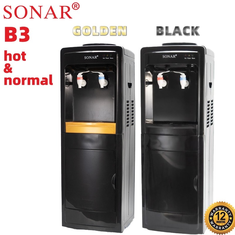 🔥🔥black Sonar b3 hot and normal free standing water dispenser