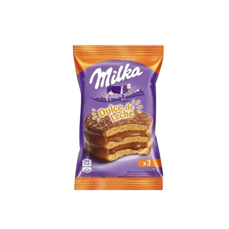Alfajor Milka triple