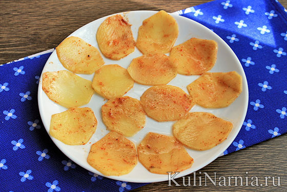 Вкусные картофельные чипсы в микроволновке Картофельные чипсы в микроволновке