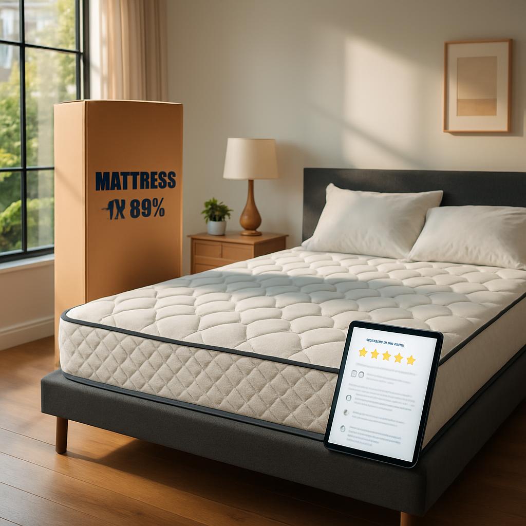 Shop online for mattresses and enjoy better prices, convenient delivery, and risk-free trial periods. Upgrade your sleep today!