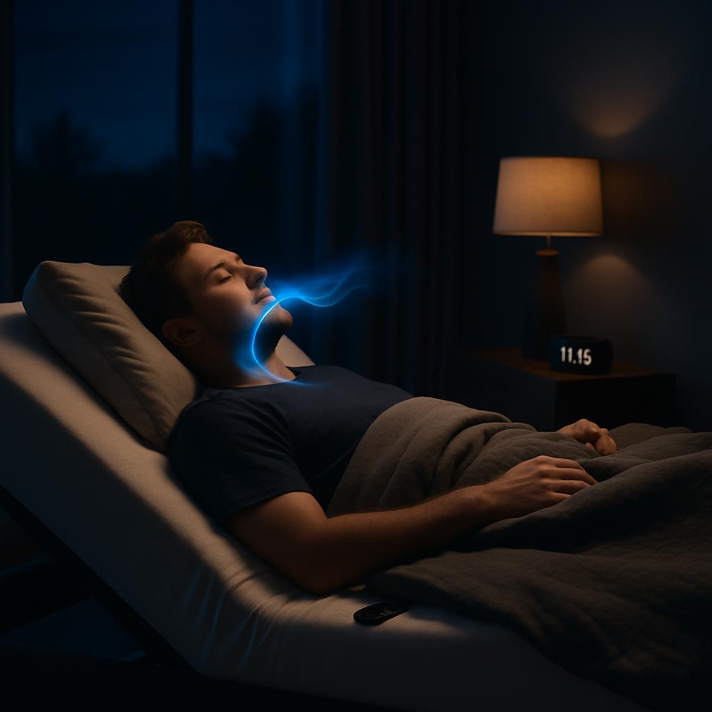 reduce snoring, snoring relief, adjustable beds, bed position for snoring, adjustable bed positioning, elevated head position, zero gravity position, snore less tips
