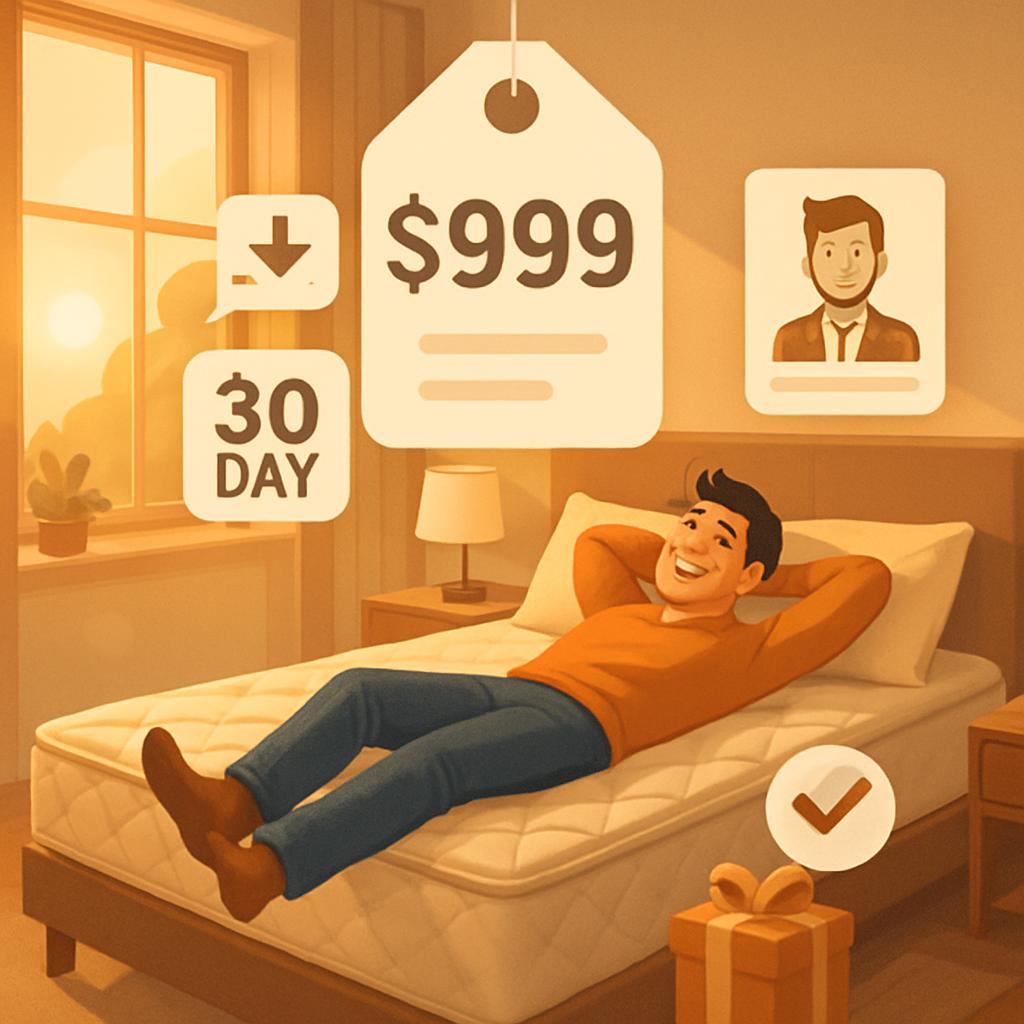 Shop confidently with Sleepology's 30-day price match guarantee. Protect your mattress investment against price drops!