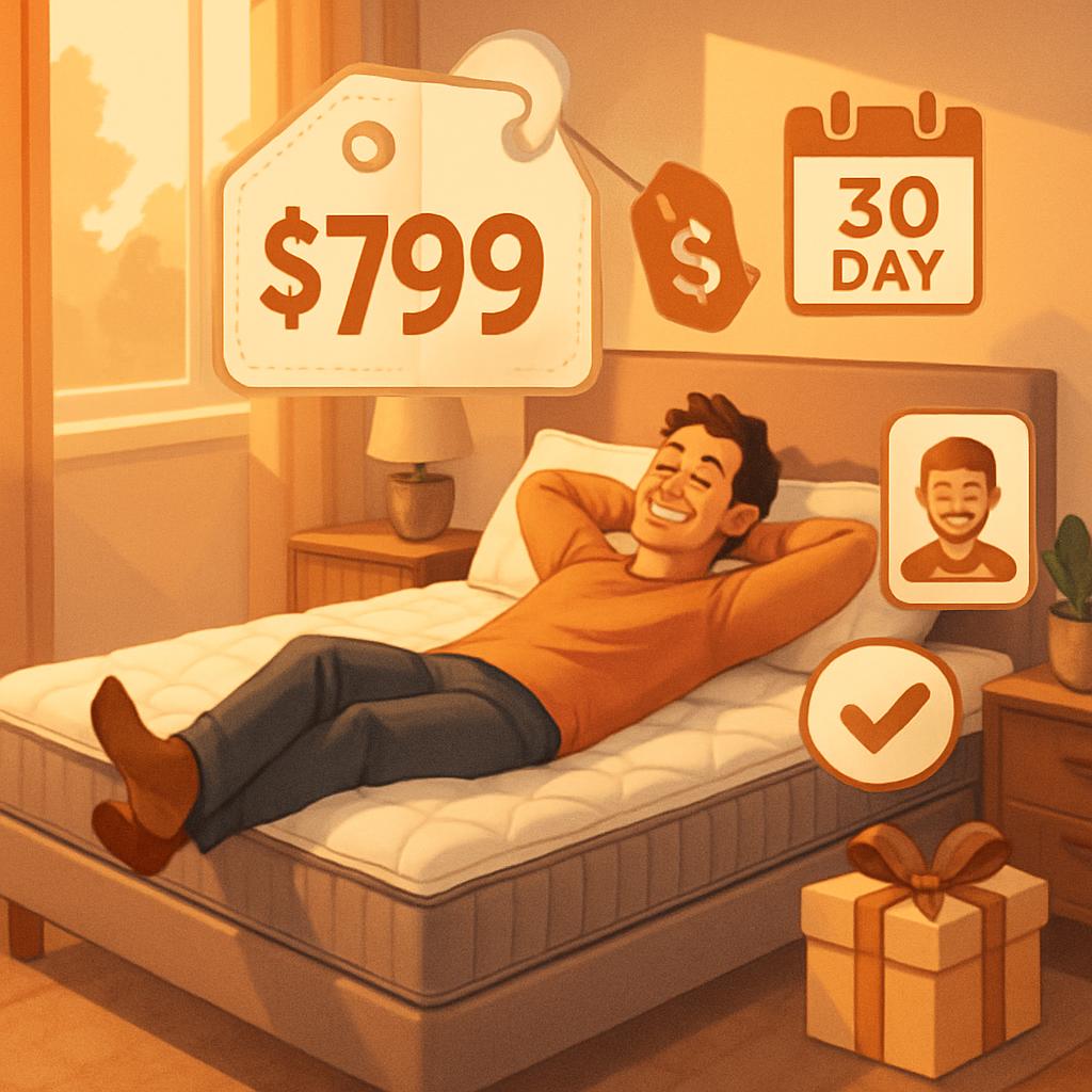 price match guarantee, 30-day price match guarantee, mattress price matching, price match benefits, price protection policy, risk-free mattress shopping, Sleepology price match, money-saving mattress deal