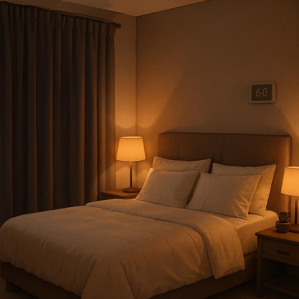 Learn how to optimize your bedroom environment for better sleep quality with simple hacks.