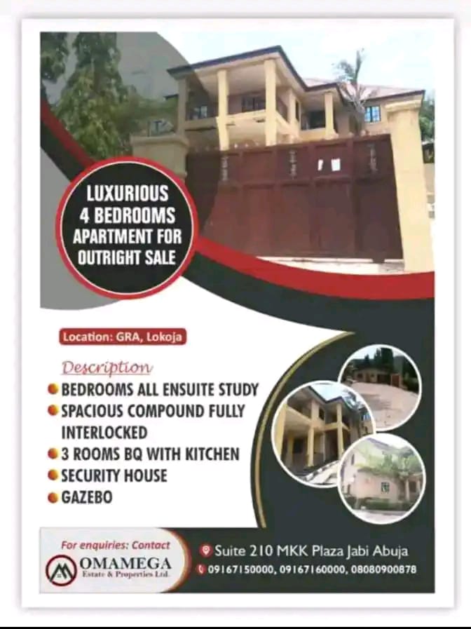 4 bedroom luxury Duplex Building for Sale