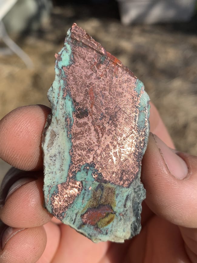 Native copper Rock Tumbling Hobby