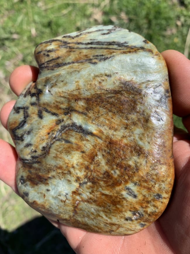 Nice jade find Rock Tumbling Hobby