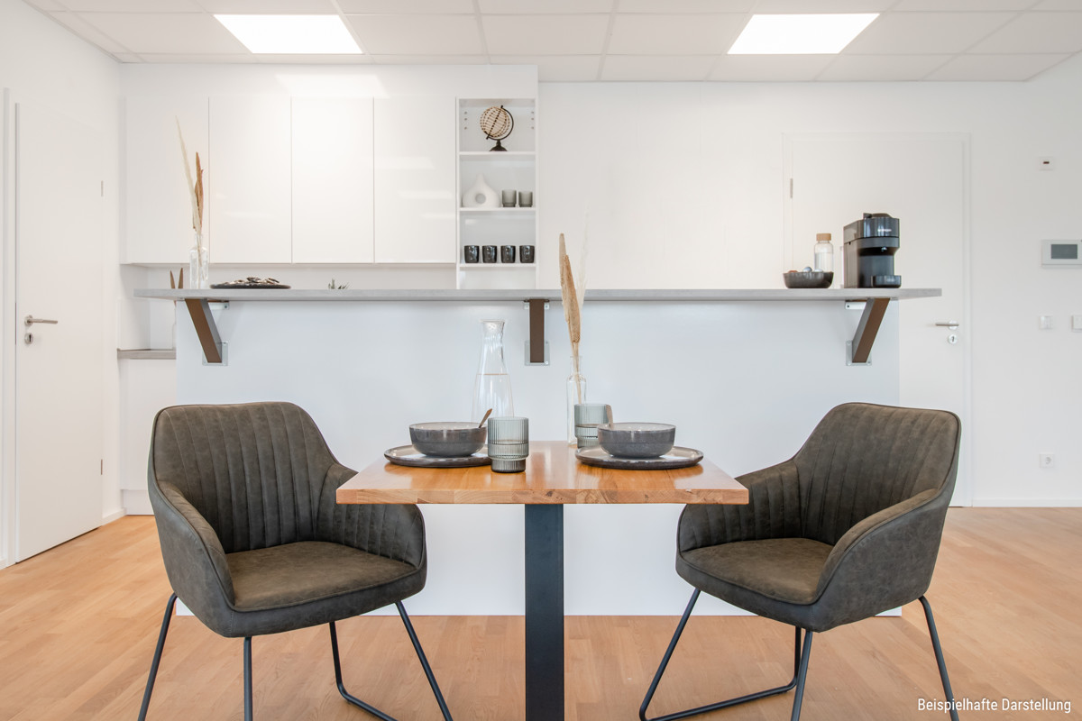 Wunderschöne 2-Zimmer Penthouse Wohnung Möbliert im Heilbronner Zentrum zu vermieten! - Foto 3