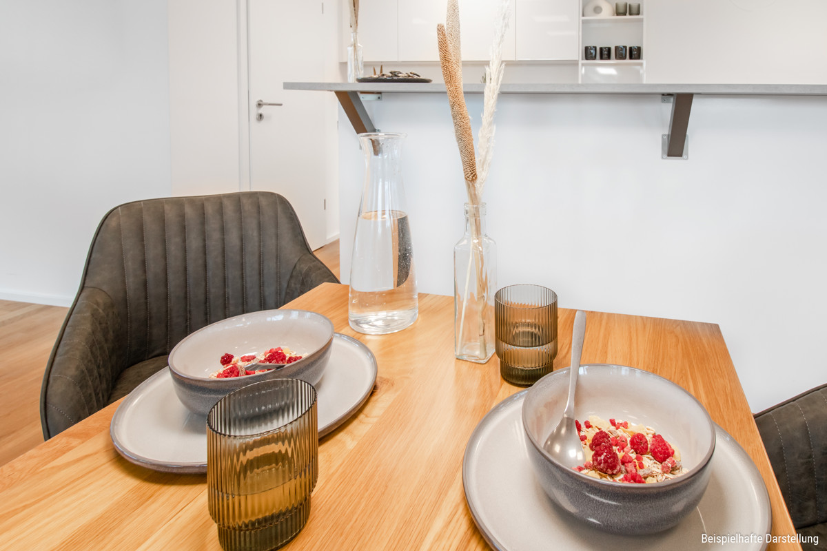 Wunderschöne 2-Zimmer Penthouse Wohnung Möbliert im Heilbronner Zentrum zu vermieten! - Foto 4