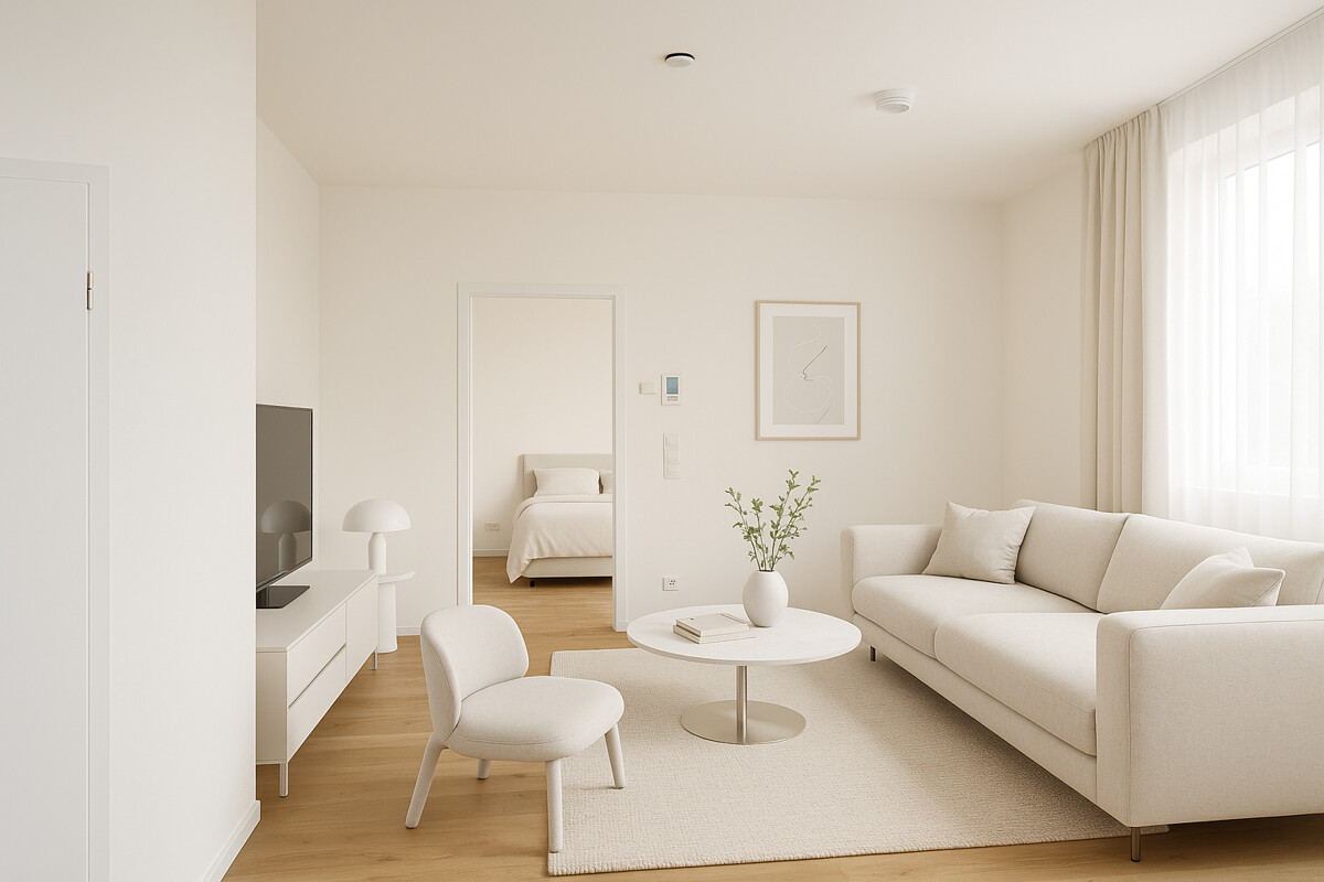 *ERSTBEZUG*Wohnen über den Dächern – Moderne Penthouse-Oase in Flussnähe! - Photo 2