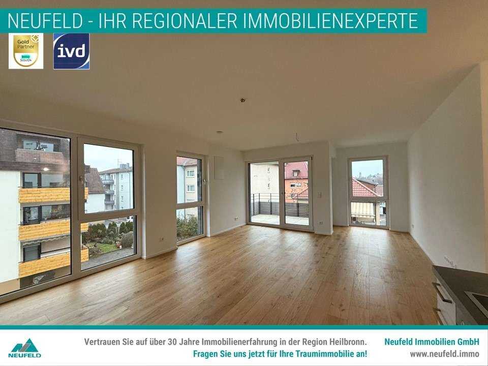 Charmante 3-Zimmer Wohnung mit großzügigem Balkon in Heilbronn, Zentralnah wartet auf Sie! - Photo 2