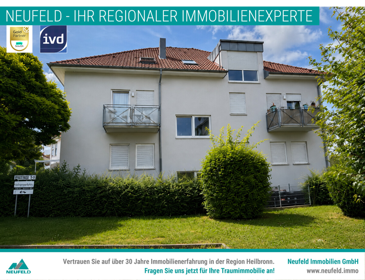 Zentrale Einzimmerwohnung in Bad Friedrichshall zu vermieten ! - Foto 3