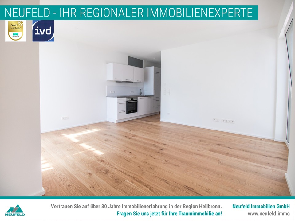 Traumhafte 2-Zimmer Wohnung im Heilbronner Zentrum zu vermieten! - Photo 4
