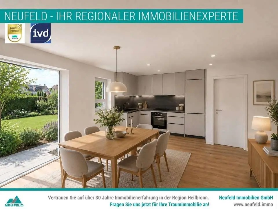 Moderne Erdgeschosswohnung mit Wohlfühlcharakter zu vermieten! - Photo 1