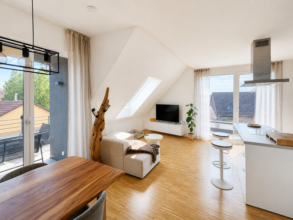 Traumhafte 4,5 Zimmer Maisonettewohnung mit schöner Dachterrasse zu vermieten! - Foto 2