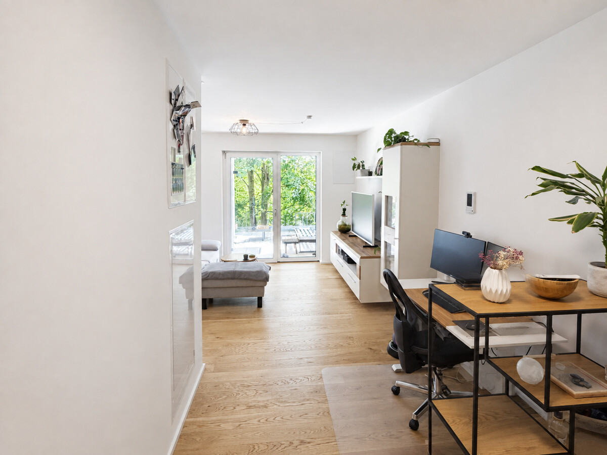 Seniorenfreundlich und modern, Barrierefreie 2-Zimmer-Wohnung mit Garten - Photo 2