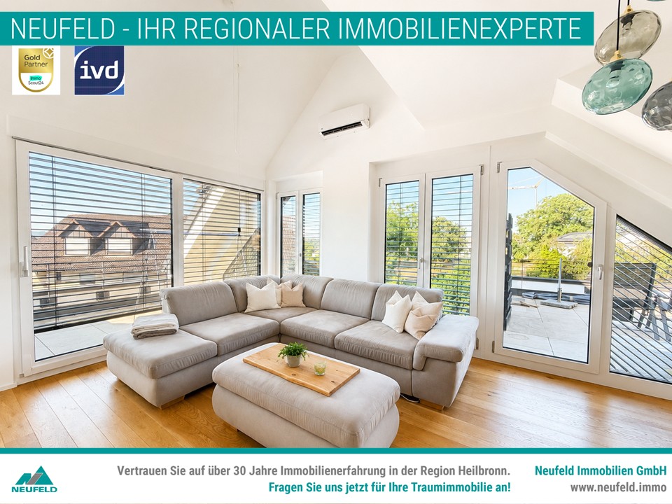 Wunderschöne 4-Zimmer DG-Wohnung mit Dachterrasse in idyllischer Lage! - Photo 3
