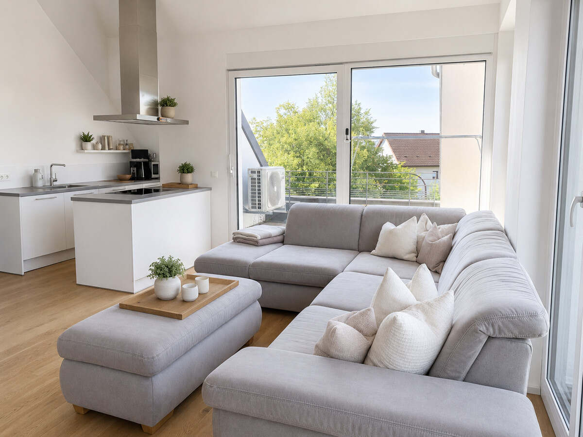 Wunderschöne 4-Zimmer DG-Wohnung mit Dachterrasse in idyllischer Lage! - Photo 2