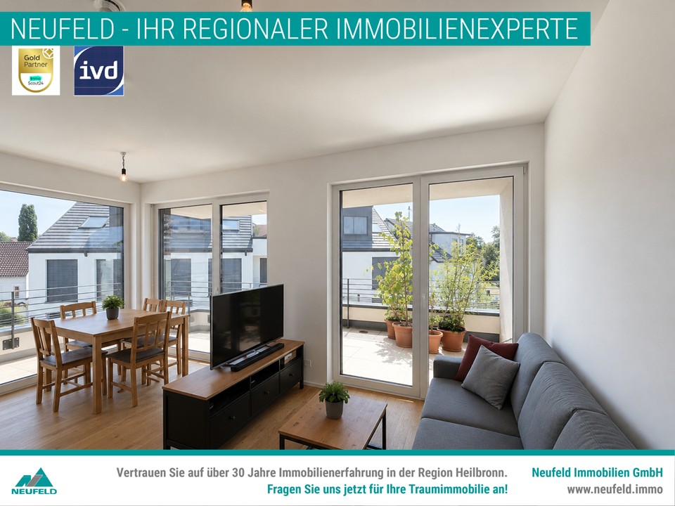 Traumhafte 2-Zimmer Penthouse Wohnung in idyllischer Lage wartet auf Sie! - Photo 2