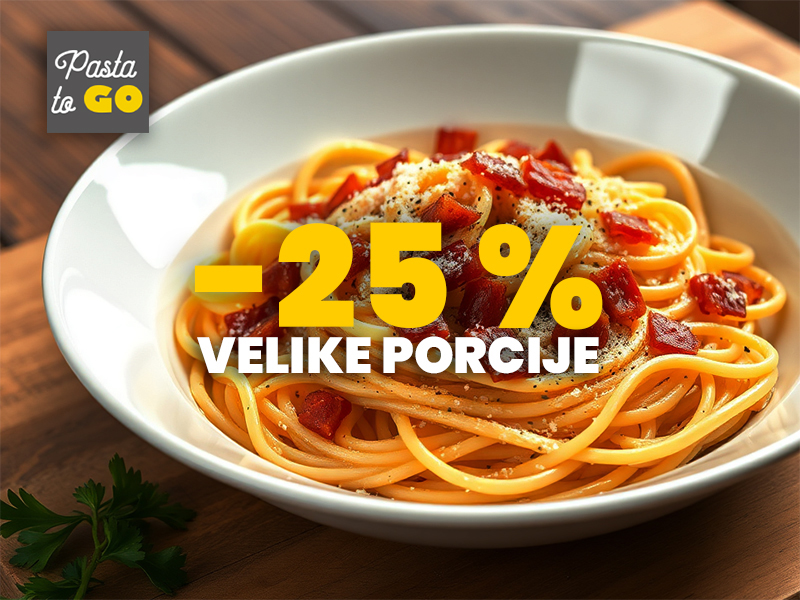 Pasta To Go 25%