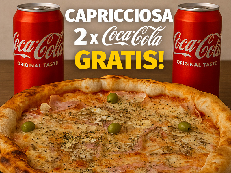 Bianco Porodična Pica + 2x COLA