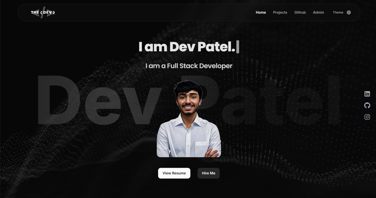 Dev Patel | Software Engineer Portfolio