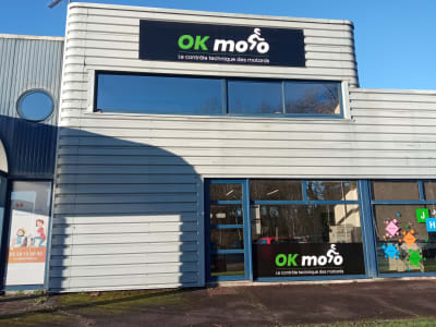 Ok Moto Façade du centre
