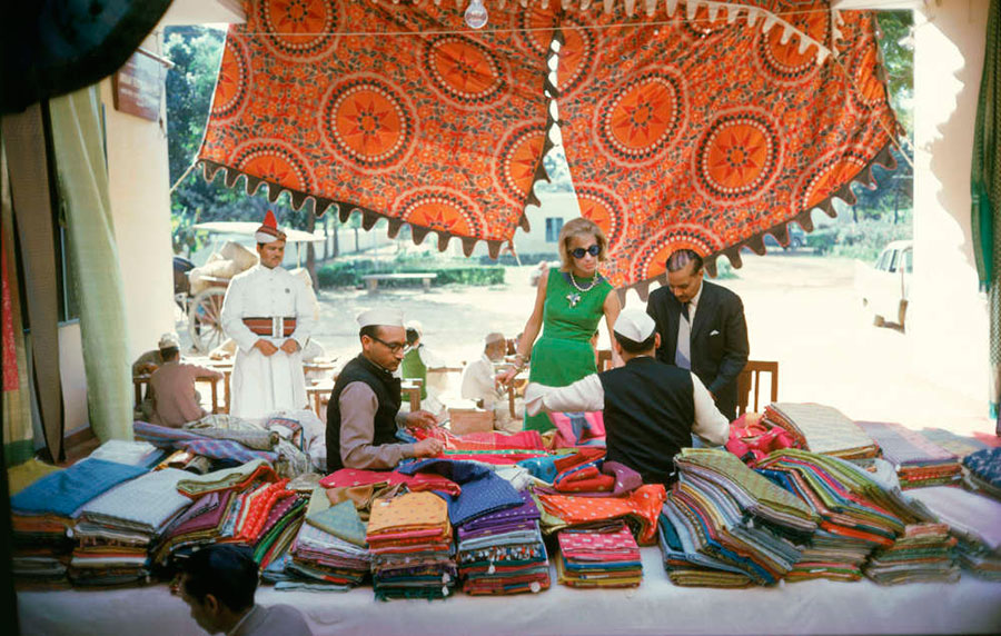 Марк Шоу (Mark Shaw) - Tiger Morse in Green, India, 1962