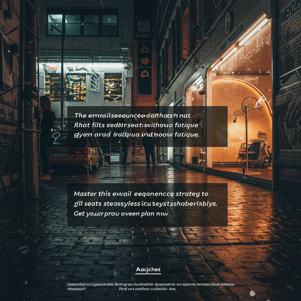 An example of a visually compelling email with a clear call-to-action for an event.