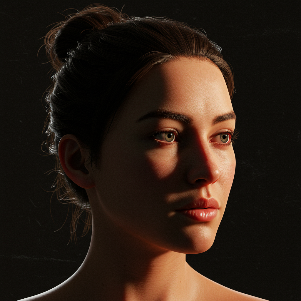 A split-screen showing an A/B test of two different lighting setups for a product.