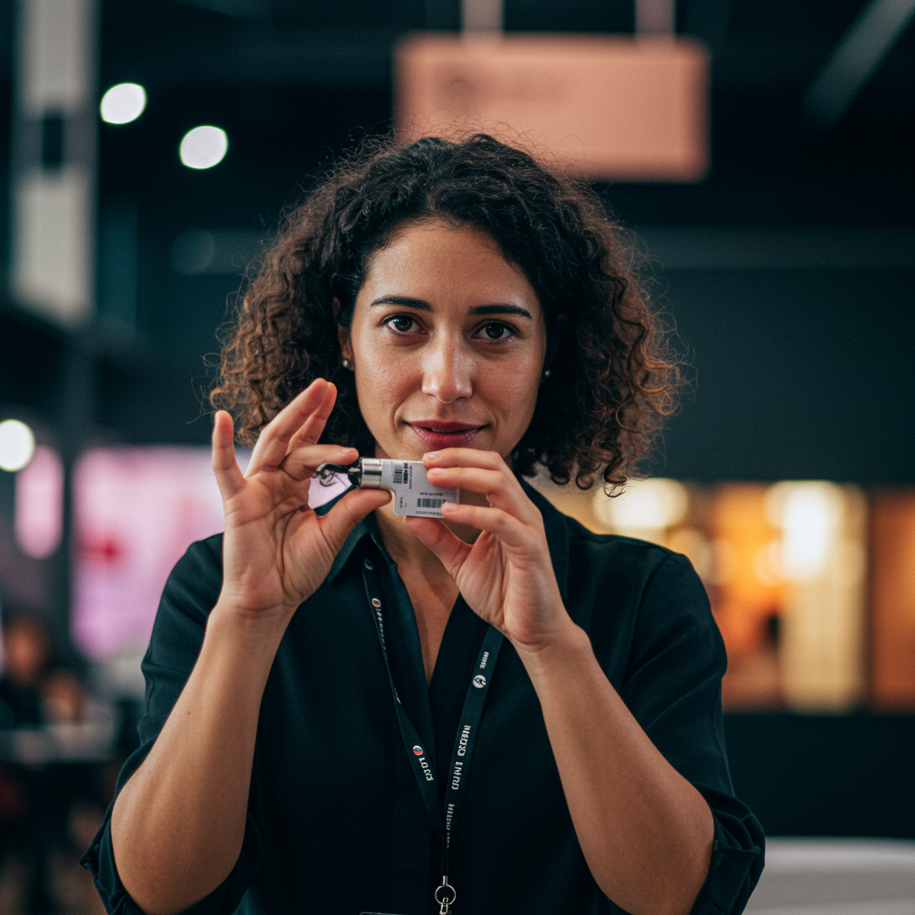 A risk matrix for an event, showing different risk levels in green, yellow, and red.