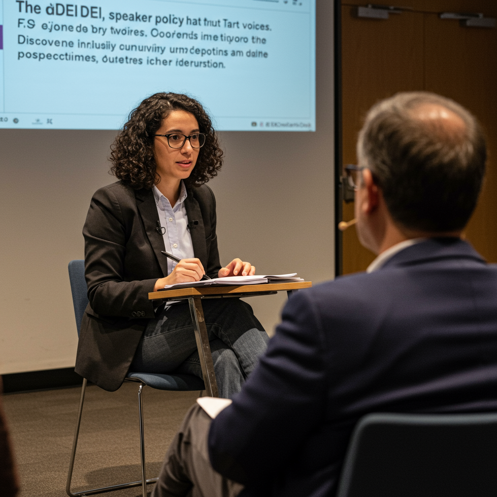 A professionally lit stage with multiple cameras, ready to record a high-quality presentation.