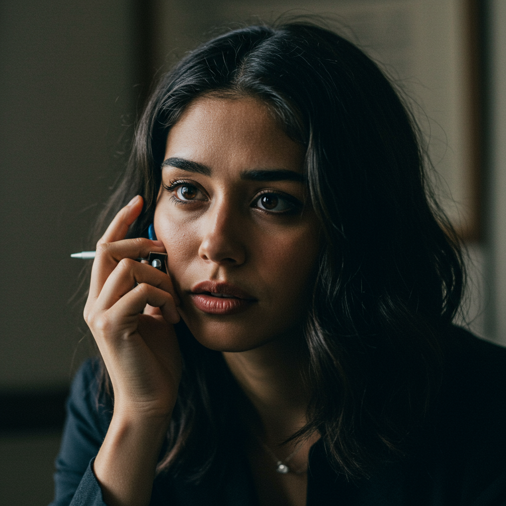 A systems engineer points to a complex data flow diagram during a technical review meeting.