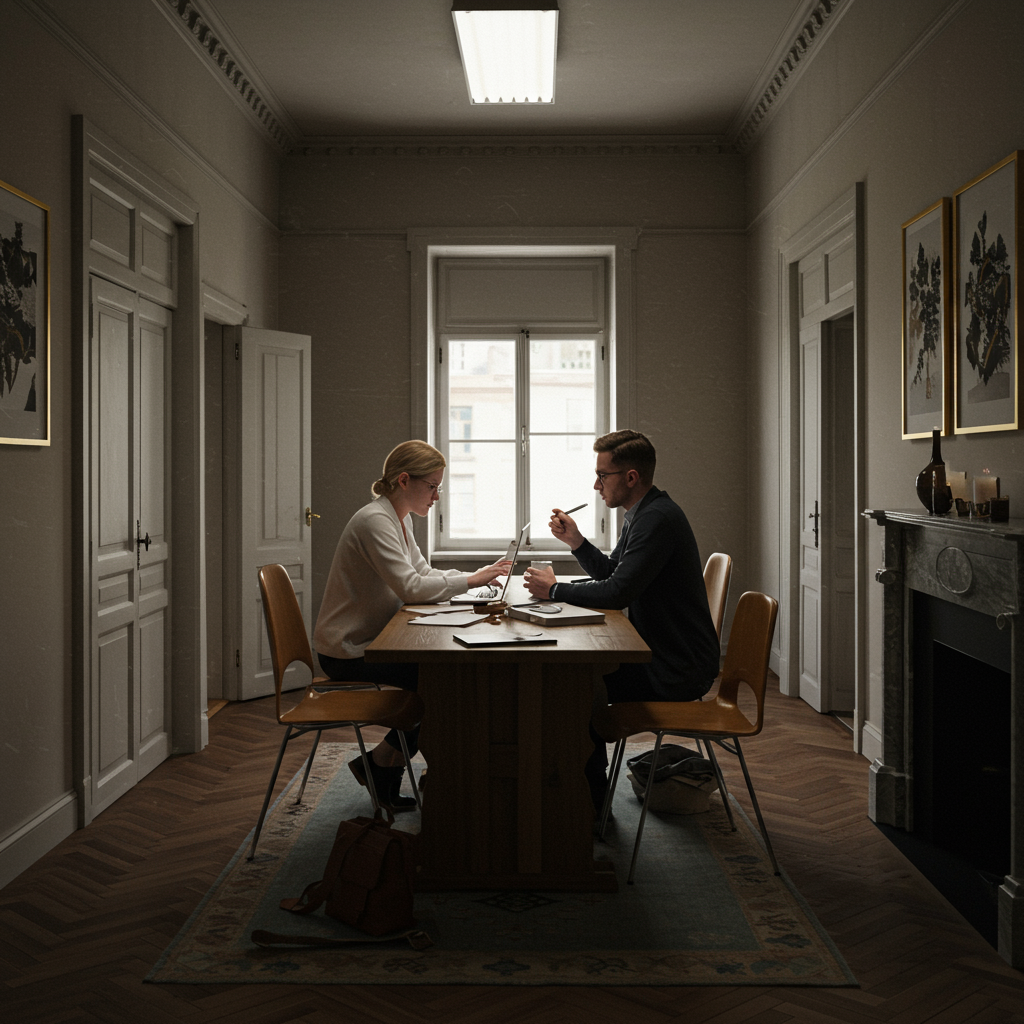 A visually stunning portfolio page showcasing a successful event with photos and key metrics.