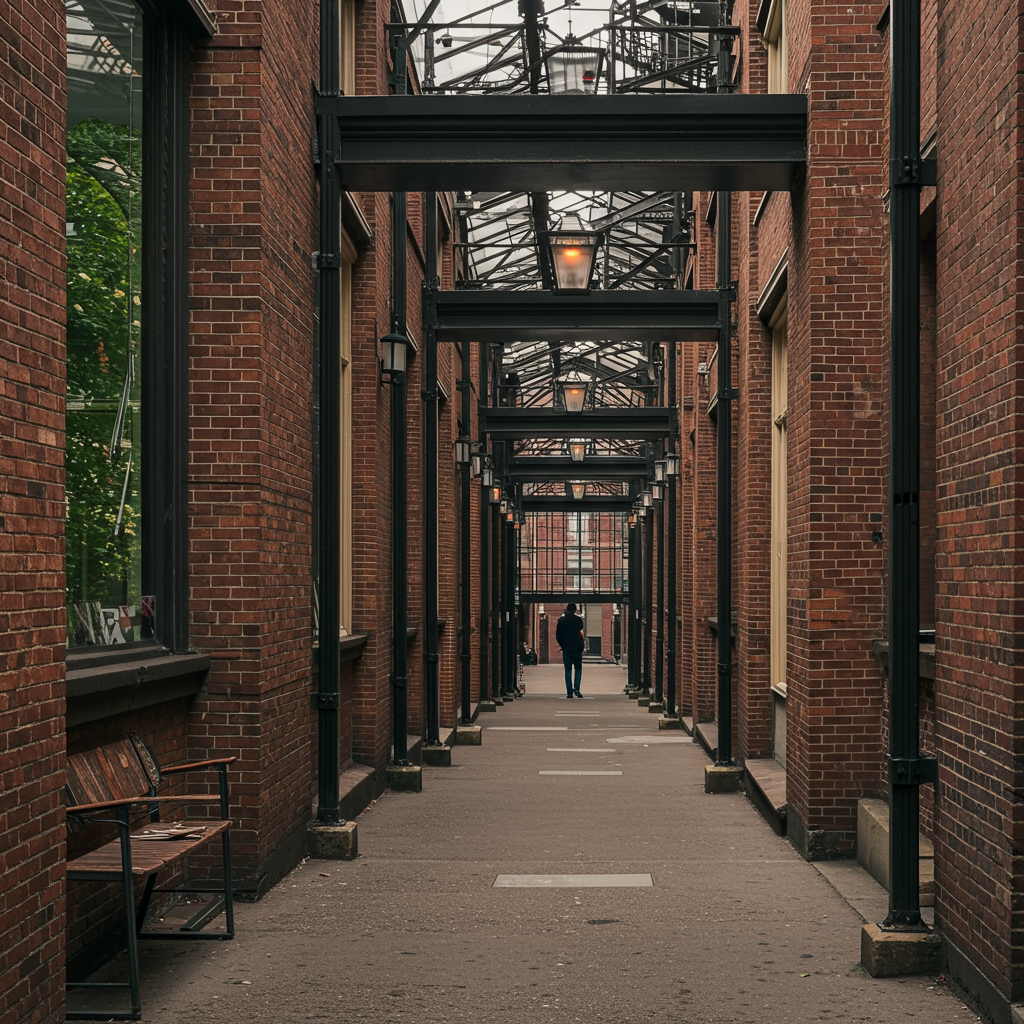 A grand, historic library interior prepared for an elegant evening event.