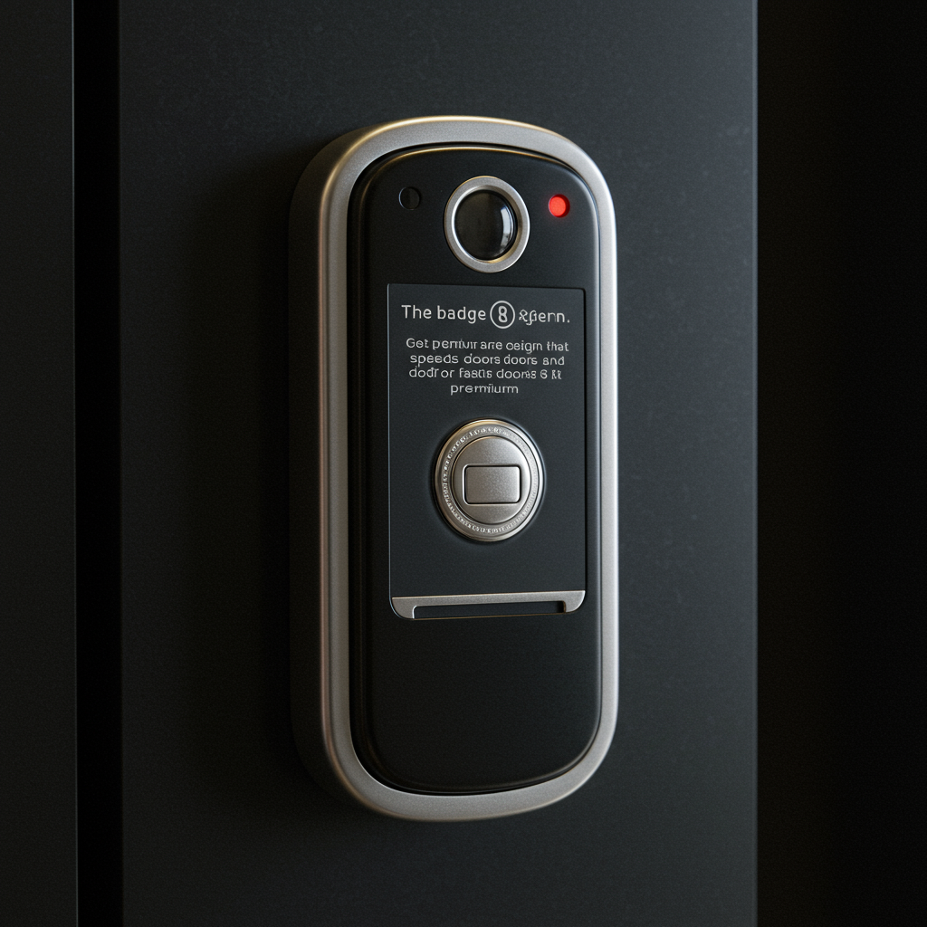 Premium access credential with a minimalist design and high-quality materials.