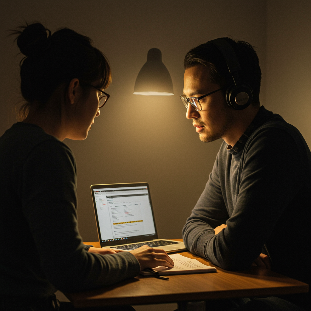 A side-by-side comparison of a video playing on a mobile device, one without captions and one with clear, branded captions.