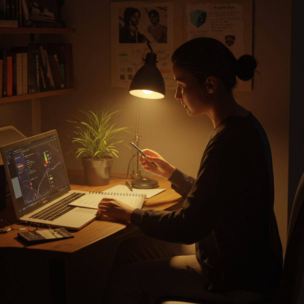 A high-quality image of a creative production set, demonstrating the final output of a well-planned project.